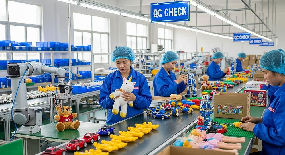 Number 1 Toys quality control and manufacturing team